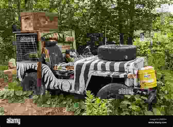 A Couple Standing Next To Their Broken Down Safari Jeep, Laughing Despite The Unexpected Setback FORTUNE FOLLY AND A THOUSAND FATES: A Disastrously Impulsive Honeymoon In Africa