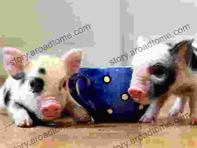 A Family Bonding With Their Beloved Teacup Pig Pocket Piggies Numbers : Featuring The Teacup Pigs Of Pennywell Farm