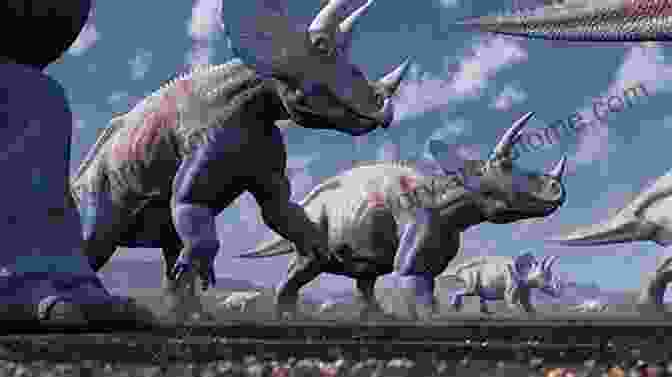 A Herd Of Triceratops Charges Across The Open Plains, Their Powerful Horns Glinting In The Sunlight. Dinosaurs For Kids: A Children S Picture About Dinosaurs: A Great Simple Picture For Kids To Learn About Dinosaurs