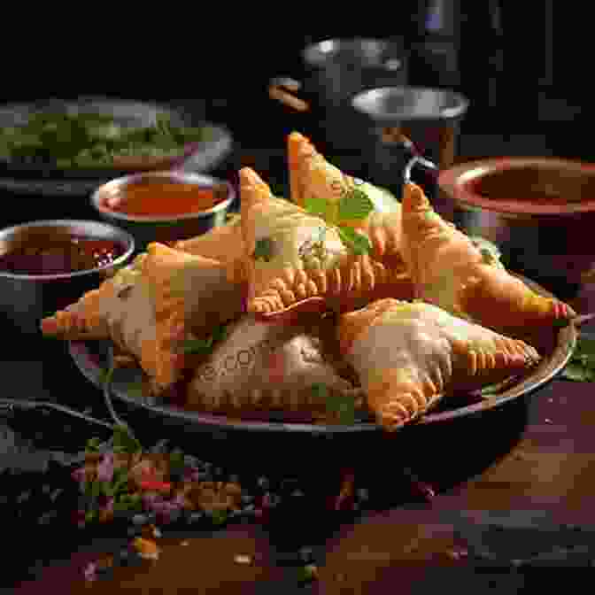 A Montage Of Photographs Showcasing The Global Popularity Of Samosas, From Street Vendors To Gourmet Restaurants Whose Samosa Is It Anyway?: The Story Of Where Indian Food Really Came From