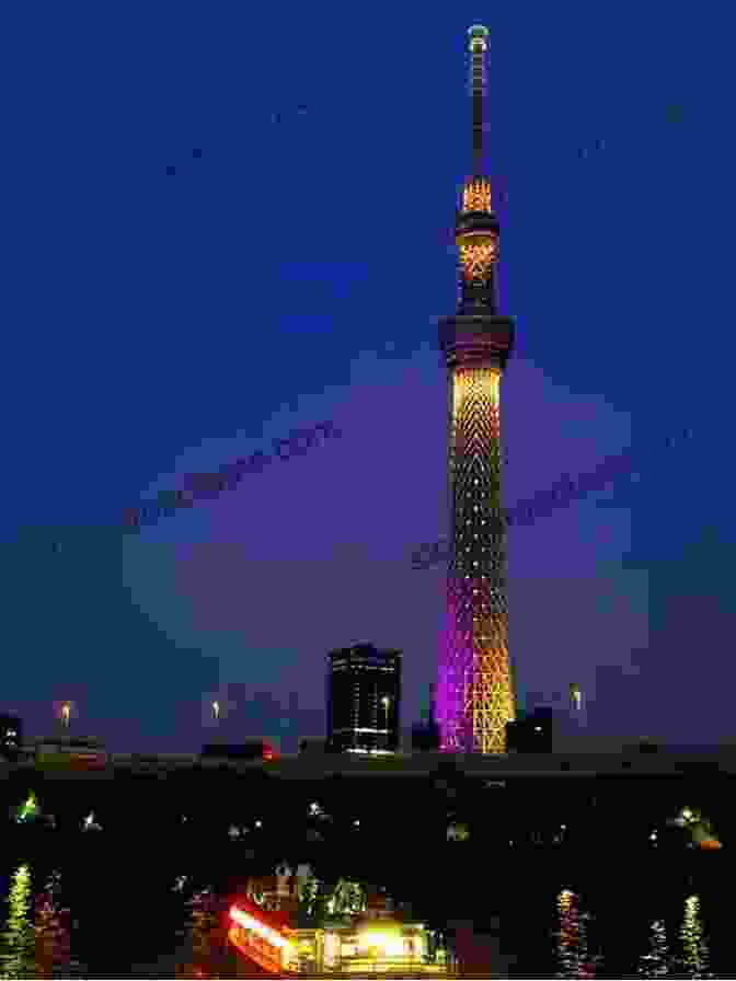 A Photo Of The Tokyo Skytree At Night Japanese Tokyo Scenery Part 12: Tokyo Landscape