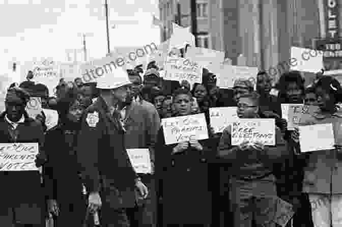 A Photograph Of A Group Of African Americans Protesting For Civil Rights. Trace: Memory History Race And The American Landscape