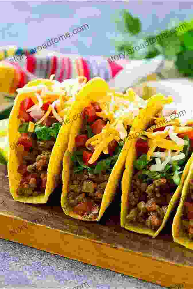 A Plate Of Sizzling Beef Tacos, Topped With Fresh Salsa, Onions, And Cilantro. What S For Dinner?: Beef Recipes To Keep You Full At Night