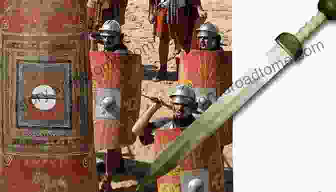 A Roman Legionary In Full Battle Gear, Wielding A Gladius Sword, Pilum Javelin, And Scutum Shield. Roman Military Equipment From The Punic Wars To The Fall Of Rome Second Edition