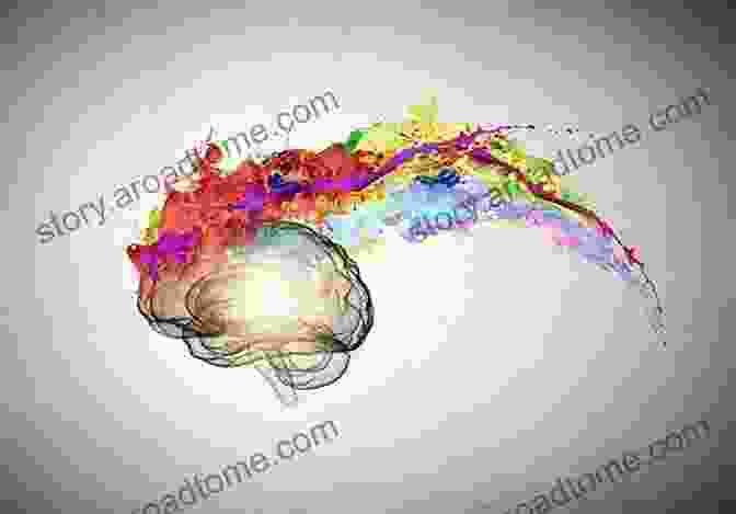 A Vibrant Brain Filled With Swirling Colors, Representing The Transformative Impact Of Positive Thoughts 9 Steps To Beautiful Living Lewis F Fisher