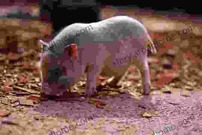 Adorable Teacup Pig With Curly Tail Pocket Piggies Numbers : Featuring The Teacup Pigs Of Pennywell Farm