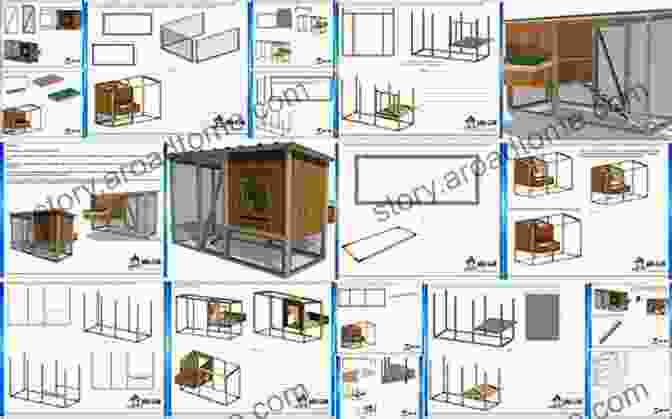 Blueprint Showing The Layout Of A Chicken Coop BACKYARD CHICKENS: A Complete Step By Step Practical Guide On Raising Chickens Successfully