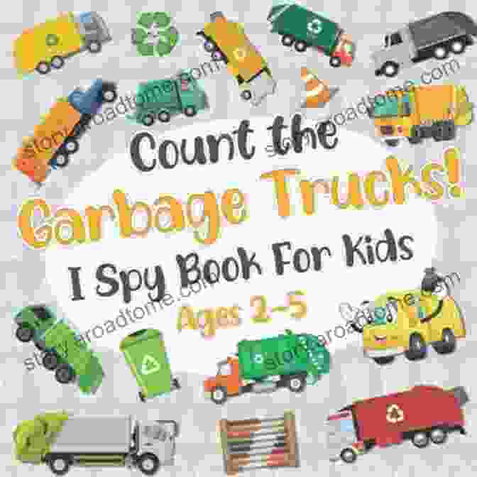 Book Cover Of 'Count The Public Vehicles Spy For Kids Ages' Count The Public Vehicles I Spy For Kids Ages 2 5: A Fun Counting And Guessing Picture Activities For Toddlers And Kindergartners