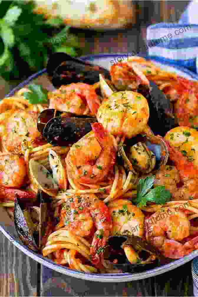 Close Up Of A Rustic Table Spread With Traditional Dishes, Including Pasta, Seafood, Fruits, And Local Wines, Against A Backdrop Of The Coastline Lonely Planet Amalfi Coast Road Trips (Travel Guide)