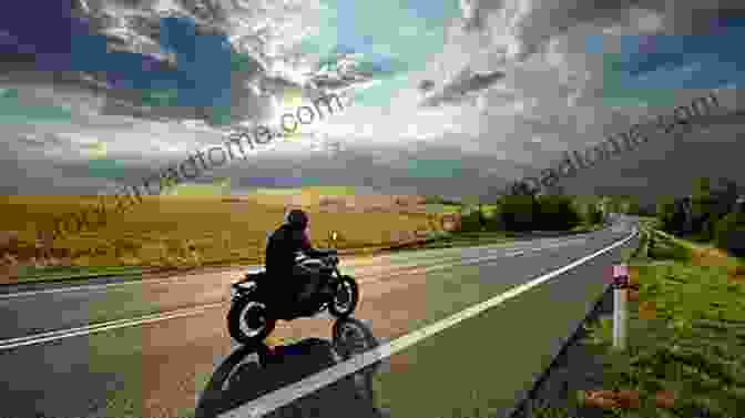 Image Of A Motorcyclist Riding Comfortably On A Long Stretch Of Road What A Motorbike At A YHA?: Or How To Tour In Comfort Without Spending A Fortune (Motorcycle Touring 5)