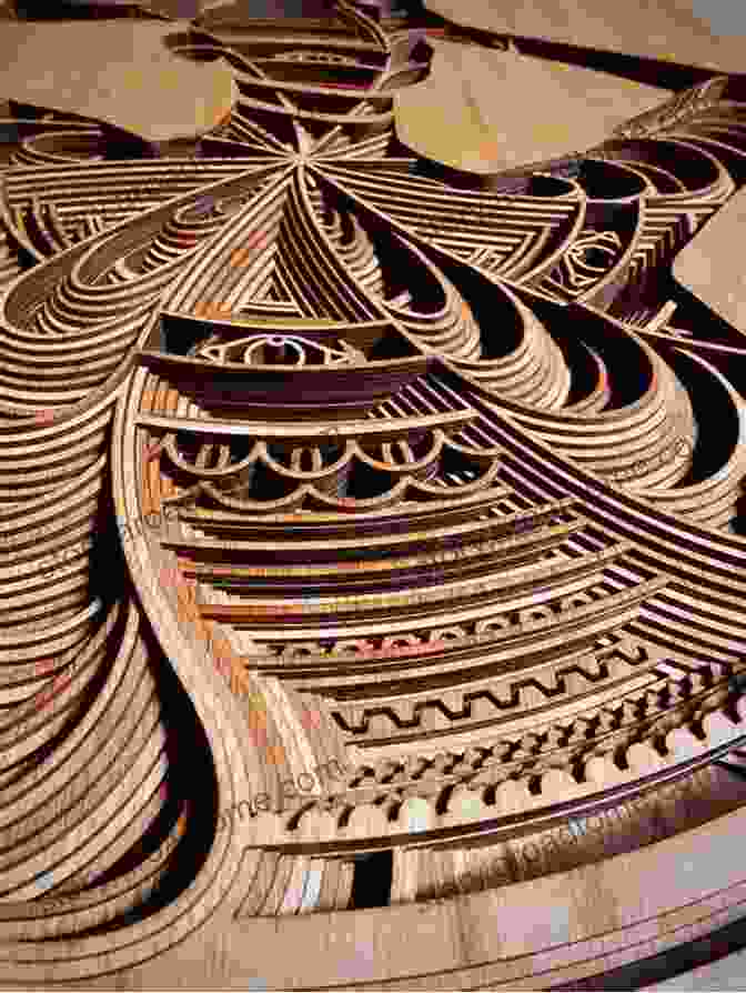 Intricate Geometric Patterns Carved Into Wood Chip Carving: Geometric Patterns To Draw And Chip Out Of Wood