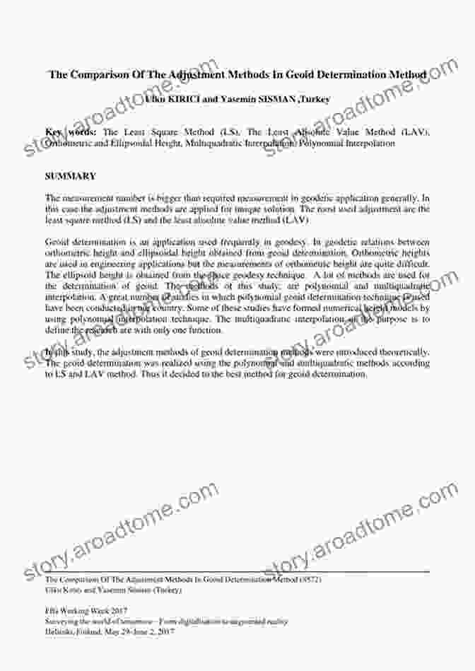 Methods Of Geoid Determination Geoid And Its Geophysical Interpretations