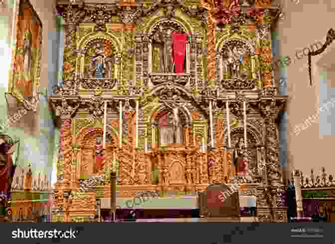 Mission Interior With Ornate Altar And Frescoes California Missions And Presidios Randy Leffingwell