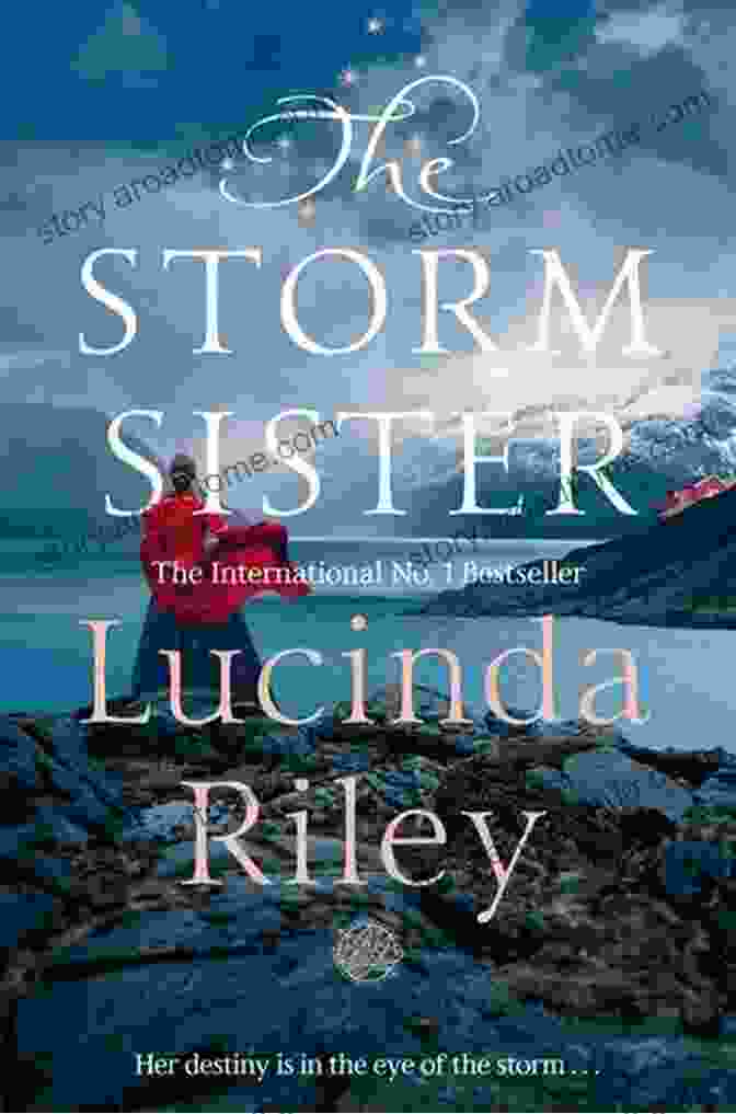 The Storm Sister Book Cover Featuring A Woman Standing On A Cliff Overlooking The Ocean, With The Seven Sisters Rocks In The Background The Storm Sister: Two (The Seven Sisters 2)