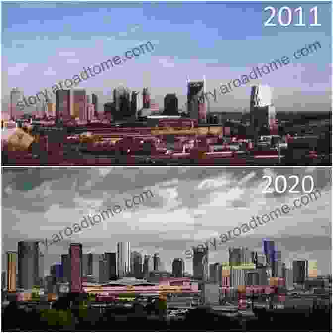 Then And Now Comparison Of The Fredericksburg Skyline Fredericksburg (Then And Now) Tony Kent