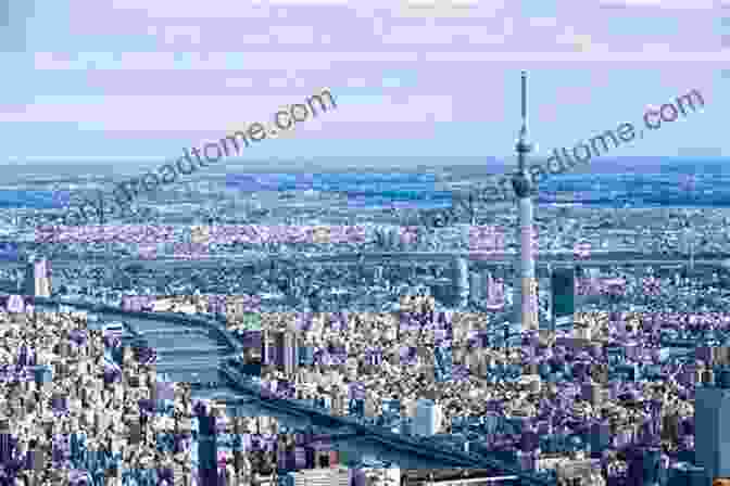 Tokyo Skytree Towering Over The Tokyo Cityscape Japanese Tokyo Scenery Part 14: Tokyo Landscape