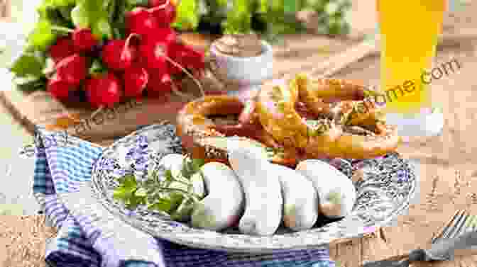 Weißwurst With Pretzels And Beer German Cuisine: Cookbook Of Autehntic German Cuisine