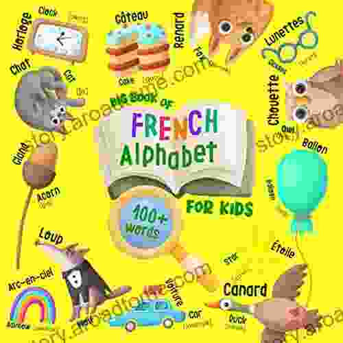 Big of French Alphabet for Kids: English French for Kids 100+ Words with Illustrations Translation and Pronunciation