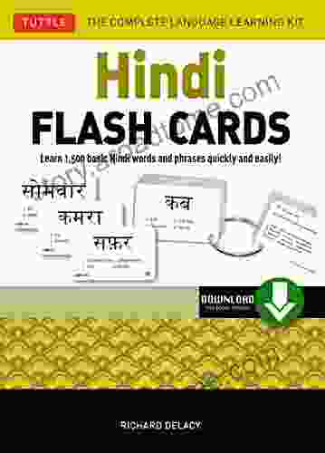 Hindi Flash Cards Ebook: Learn 1 500 Basic Hindi Words And Phrases Quickly And Easily (Downloadable Audio Included)